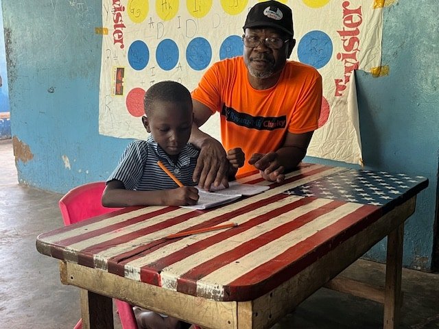 Sponsor A Child | Ryvanz-Mia Childcare Sponsored child receiving care and encouragement