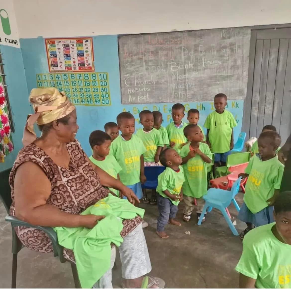 Supporting a childcare school in Ghana