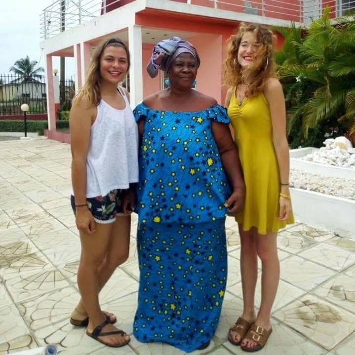 Founder with international volunteers