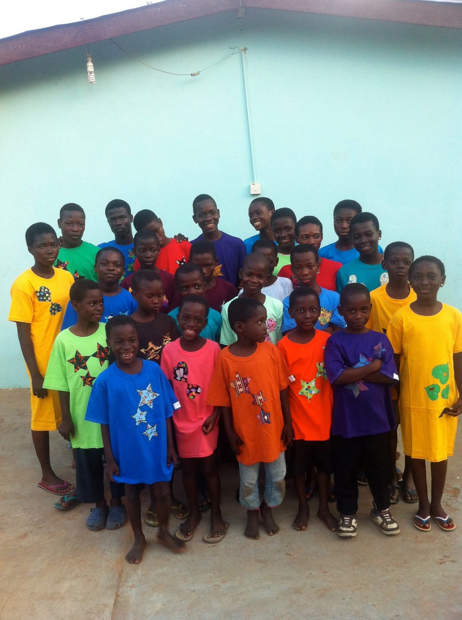 Children supported by Ryvanz-Mia Childcare in Kpando, Ghana