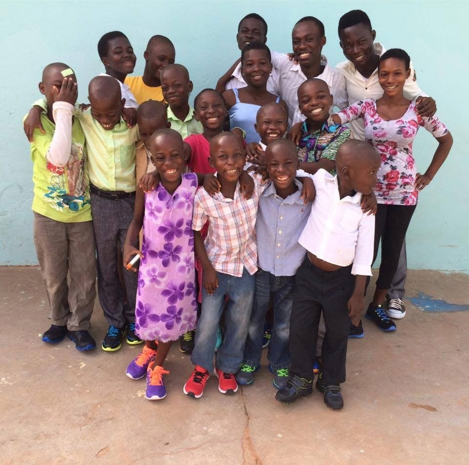 Children supported by Ryvanz-Mia Childcare in Ghana